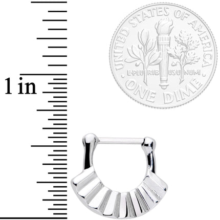 16G 5/16 Graceful Fan Septum Clicker