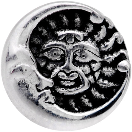 Celestial Snuggle Sun and Moon Barbell Tongue Ring