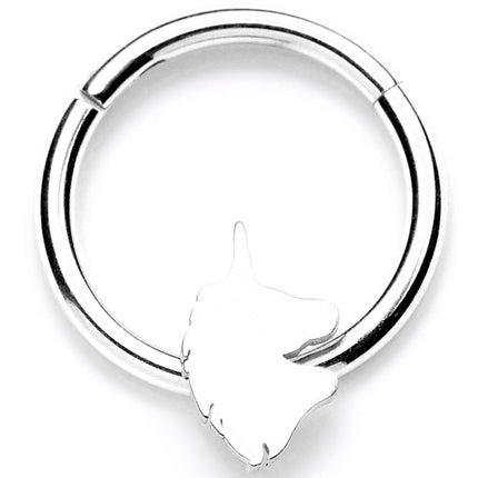 16G 3/8 Mythical Unicorn Hinged Segment Ring