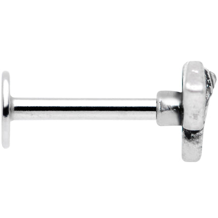 16G 5/16 Clear Gem Regal Elephant Labret Monroe Tragus