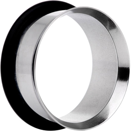 Stainless Steel Single Flare Tunnel Plug Set Available in Sizes  8G to 1