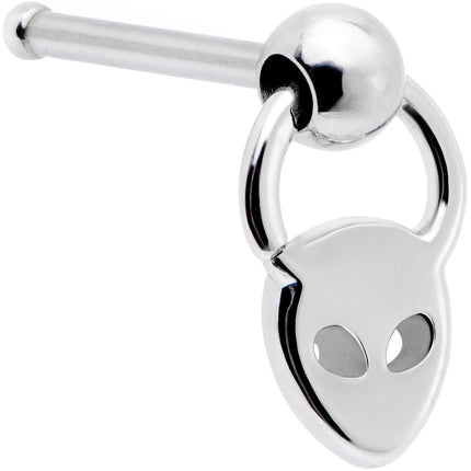 20G 1/4 Open Eyed Alien Dangle Nose Bone
