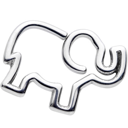 16G 5/16 Elephant Elegance Closure Ring