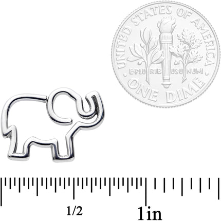 16G 5/16 Elephant Elegance Closure Ring