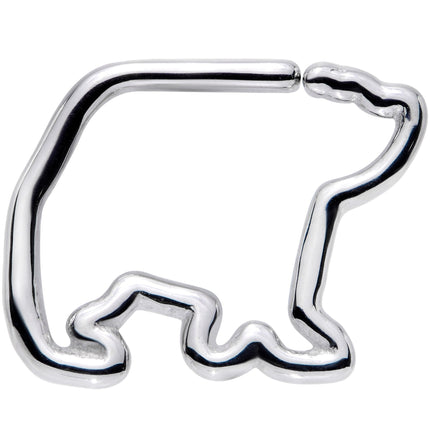 16G 5/16 Polar Bear Closure Ring
