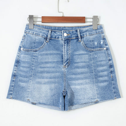 Rayne Wash Raw Hem Shorts