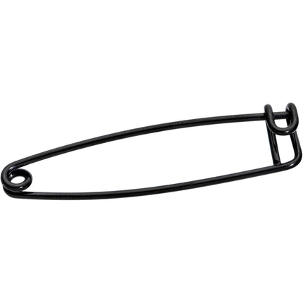 16G Black Punk Rock Safety Pin Industrial Barbell 38mm