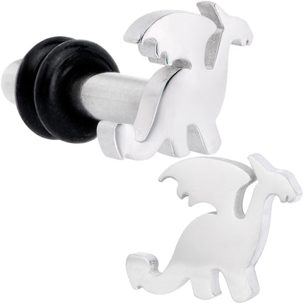 Steel Fantasy Dragon Single Flare Plug Set 14G to 2G