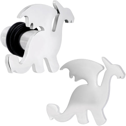 Steel Fantasy Dragon Single Flare Plug Set 14G to 2G