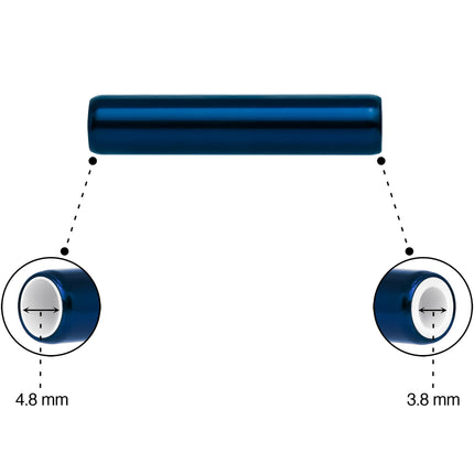5mm to 6mm Navy Blue Aluminum Body Piercing Ball Removal Tool