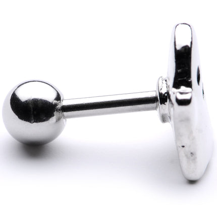 16G 1/4 Spooky Ghost Halloween Cartilage Tragus Earring