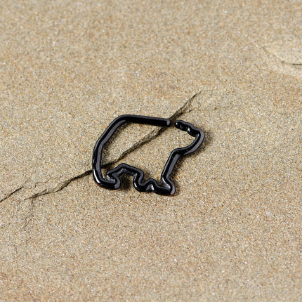 16G 5/16 Black Polar Bear Closure Ring