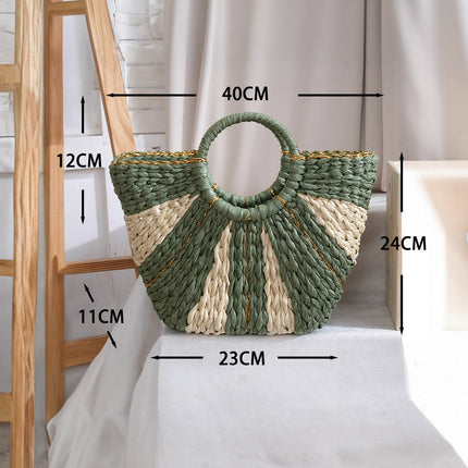 Rachel Handwoven Straw tote Bag