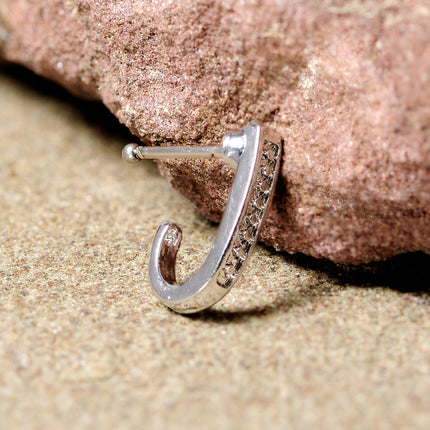 20G 3/8 Steel Dainty Dots Faux Hoop Nose Bone