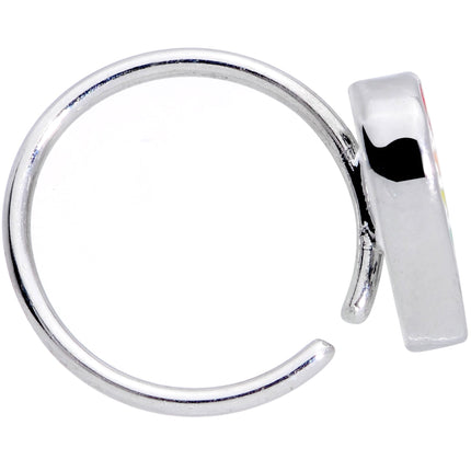 20G 5/16 Rainbow Pride Heart Nose Hoop