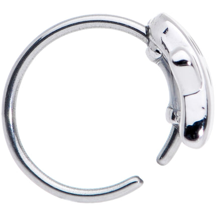 20G 5/16 Scary Boo Ghost Halloween Nose Hoop
