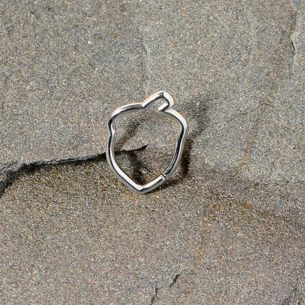 16G 3/8 Steel Autumn Acorn Closure Ring
