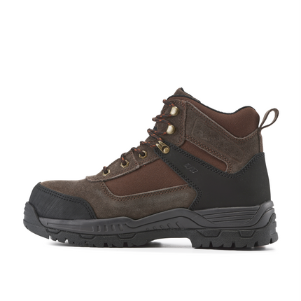 Kiwi Trek Brown Suede/Nylon 5" Composite Toe Water Resistant Work Boots [R68500]