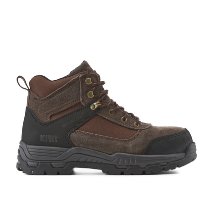 Kiwi Trek Brown Suede/Nylon 5" Composite Toe Water Resistant Work Boots [R68500]