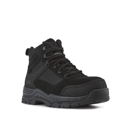 Kiwi Trek Black Suede/Nylon 5" Steel Toe Water Resistant Work Boots [R63500]