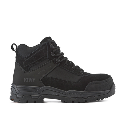 Kiwi Trek Black Suede/Nylon 5" Steel Toe Water Resistant Work Boots [R63500]