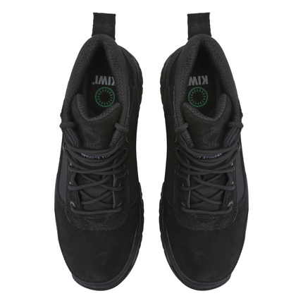 Kiwi Trek Black Suede/Nylon 5" Steel Toe Water Resistant Work Boots [R63500]