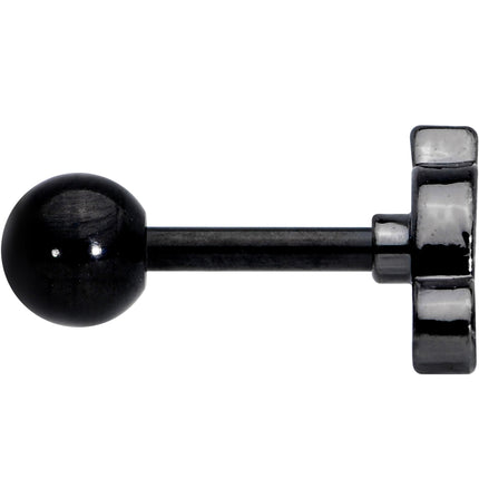 16G 1/4 Black Mouse Cartilage Tragus Earring