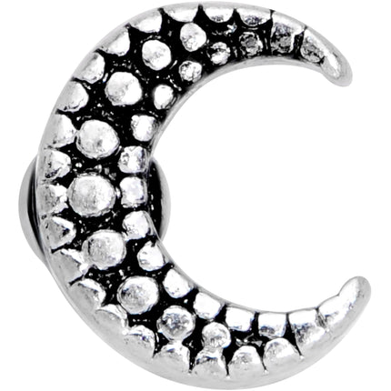 20G 5/16 Textured Crescent Moon Nose Bone