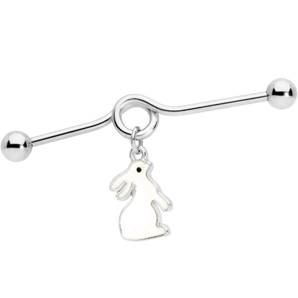 14G Easter Bunny Glow in the Dark Dangle Project Bar 38mm