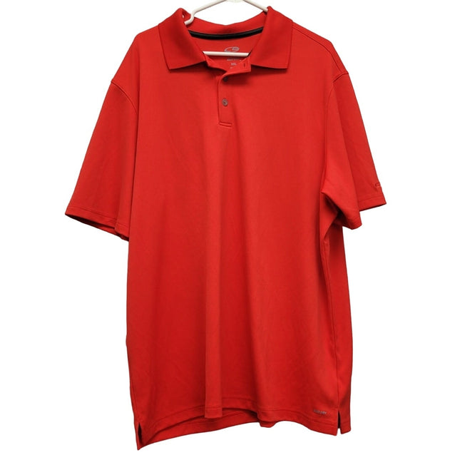 Champion Mens 2XL Duo Dry 100% Polyester Short Sleeve Collared Polo Shirt