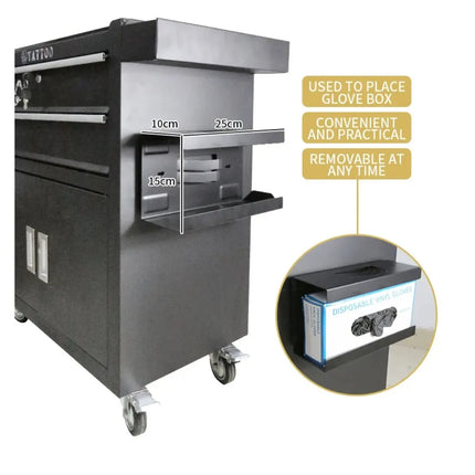 Multifunctional tattoo tool workbench tool car