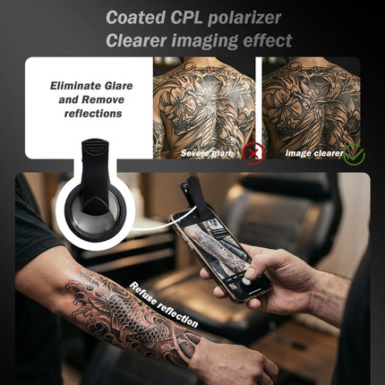 Professional Tattoo Photography Anti-2.0 Glare Kit 180 LED Beads（10W）