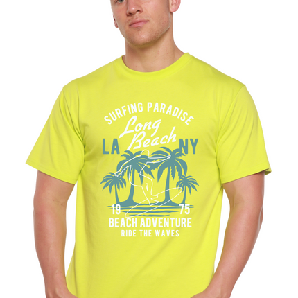 Beach Adventure Men's Bamboo Viscose/Organic Cotton Short Sleeve Graphic T-Shirt