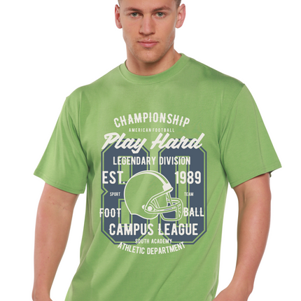 Play Hard Spun Bamboo® Men's Bamboo Viscose/Organic Cotton Short Sleeve Graphic T-Shirt
