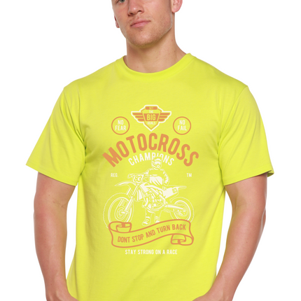 Motocross Champions Men's Bamboo Viscose/Organic Cotton Short Sleeve Graphic T-Shirt
