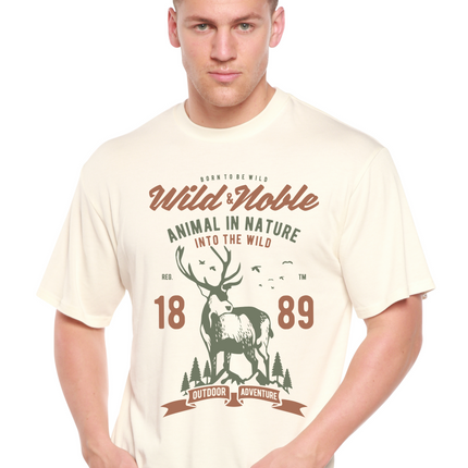 Wild And Noble Spun Bamboo® Men's Bamboo Viscose/Organic Cotton Short Sleeve Graphic T-Shirt