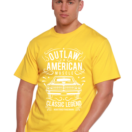 Outlaw American Muscle Spun Bamboo® Men's Bamboo Viscose/Organic Cotton Short Sleeve Graphic T-Shirt