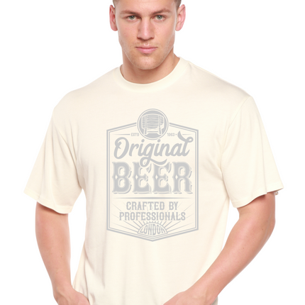 Original Beer Men's Bamboo Viscose/Organic Cotton Short Sleeve Graphic T-Shirt