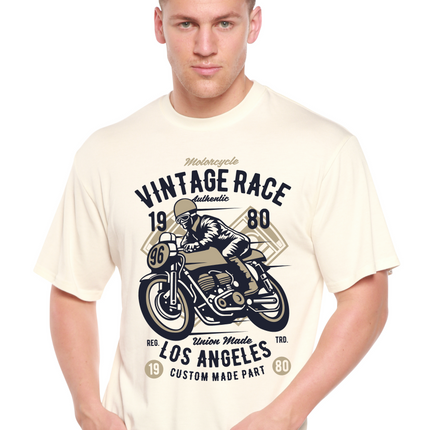 Vintage Race Spun Bamboo® Men's Bamboo Viscose/Organic Cotton Short Sleeve Graphic T-Shirt