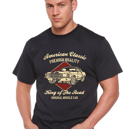 American Classic Men's Bamboo Viscose/Organic Cotton Short Sleeve Graphic T-Shirt