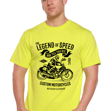 The Legend of Speed Spun Bamboo® Men's Bamboo Viscose/Organic Cotton Short Sleeve Graphic T-Shirt