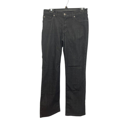 David Kahn Jeanswear Womens Size 6 Straight Leg Cotton Blend Black Denim Jeans