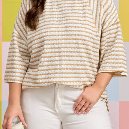 Liv Detail Half Sleeve PLUS Top