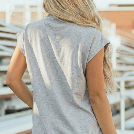 Esmeralda Mock Short Sleeve Top