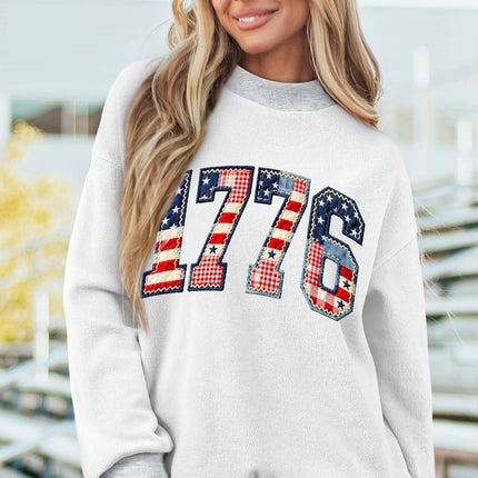 Oakleigh Print Reversible Mock Sweatshirt