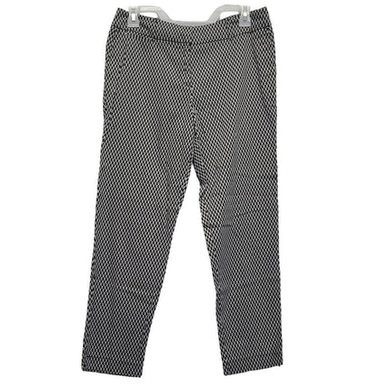 George Womens 6 Moroccan Pattern Hook and Eye Close Pants w Faux Pockets
