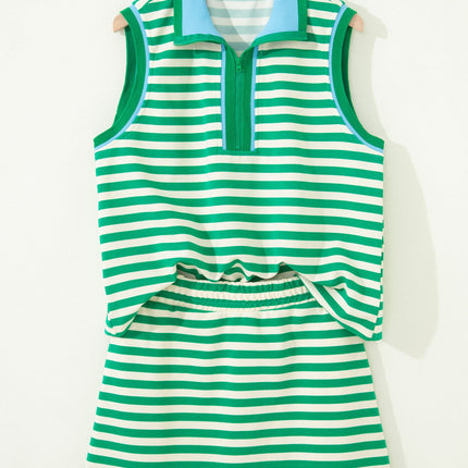Ruth Sleeveless 2pcs Skort Set