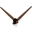 Dark Brown Matte Acrylic Straight Taper Set 12G to 00G