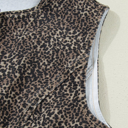 Elliana Print Slim Vest