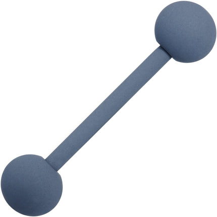 Gorgeous Grey Matte Barbell Tongue Ring 4mm Balls